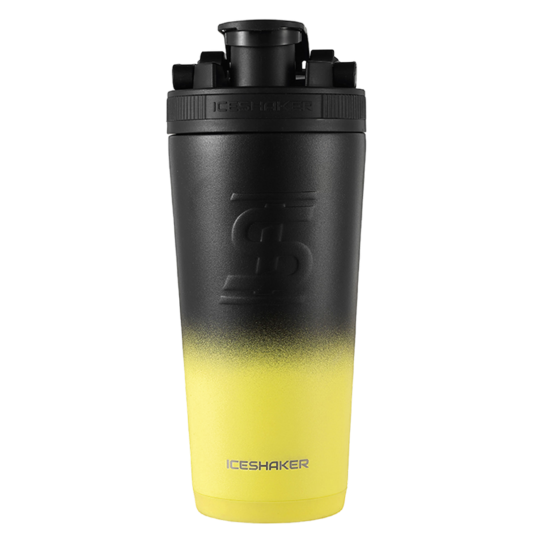 CUSTOM 26oz. Ice Shaker - Yellow Black Ombre