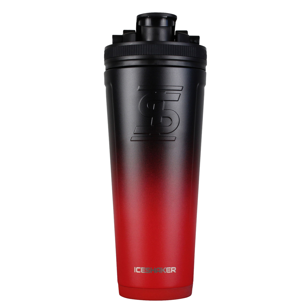 CUSTOM 36oz. Ice Shaker - Red Black Ombre