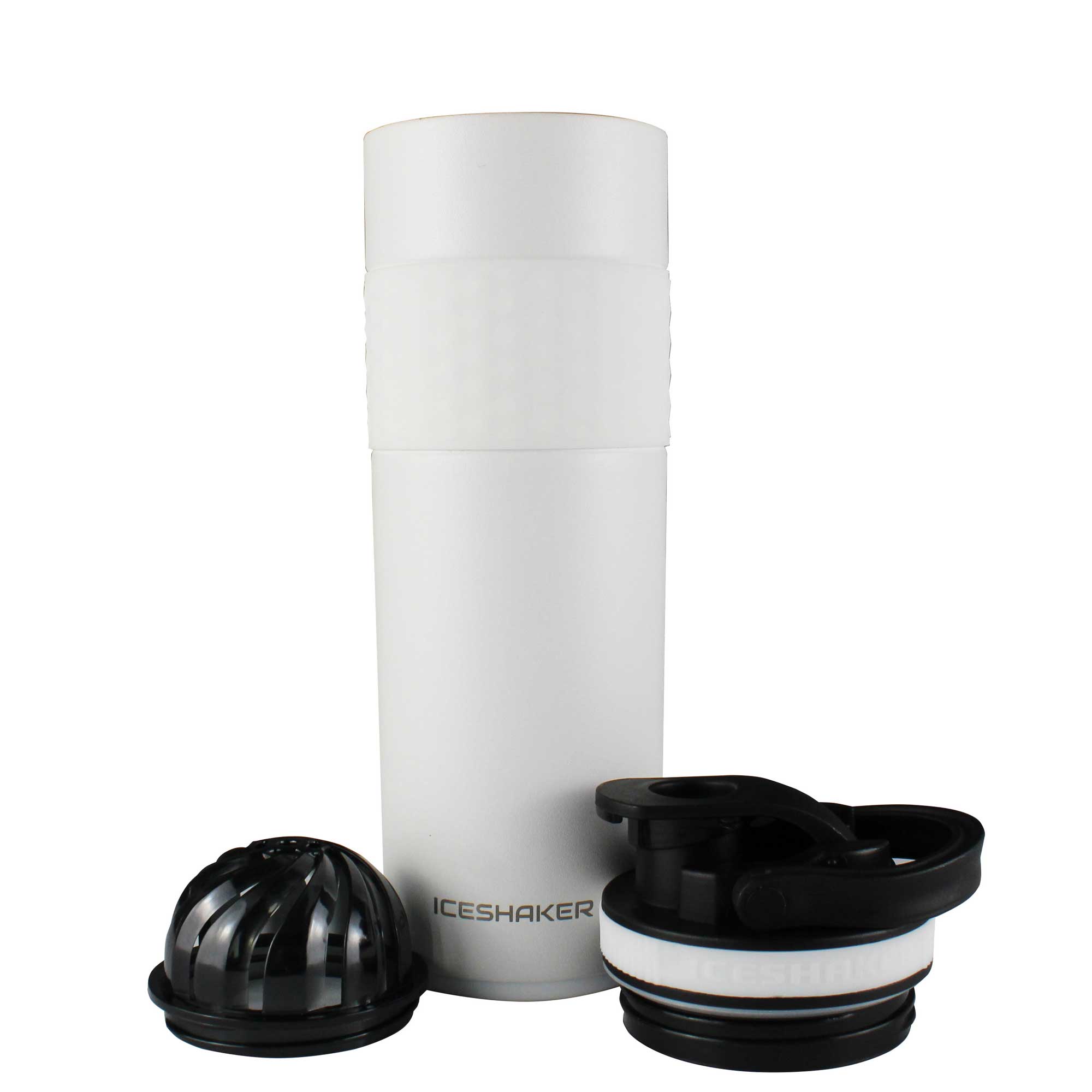 [2 Pack] 20-oz Shaker Bottle with Attachable Storage Compartments (White &  Black - 2 Pack) | 20 Ounc…See more [2 Pack] 20-oz Shaker Bottle with