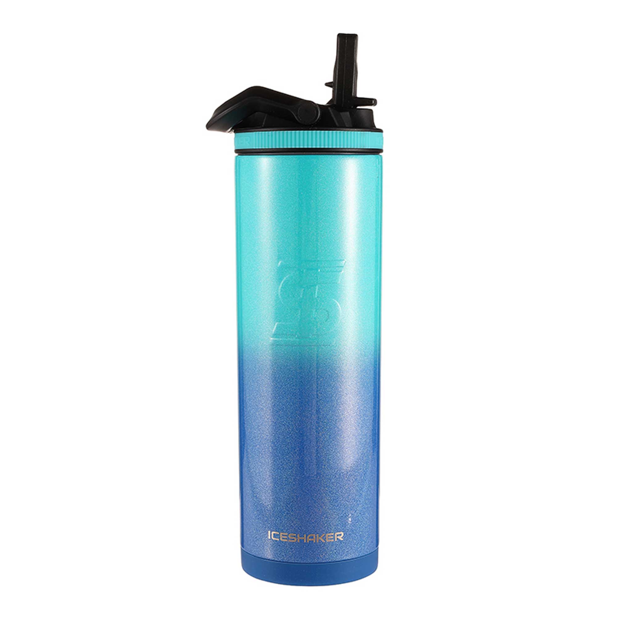  Kids Water Bottle - 12oz Blue, Leak Proof With Straw & Handle, 24 Hours Cold, Insulated, Double Wall Stainless Steel, Easy Sip Toddler  Cup, Child's Flask