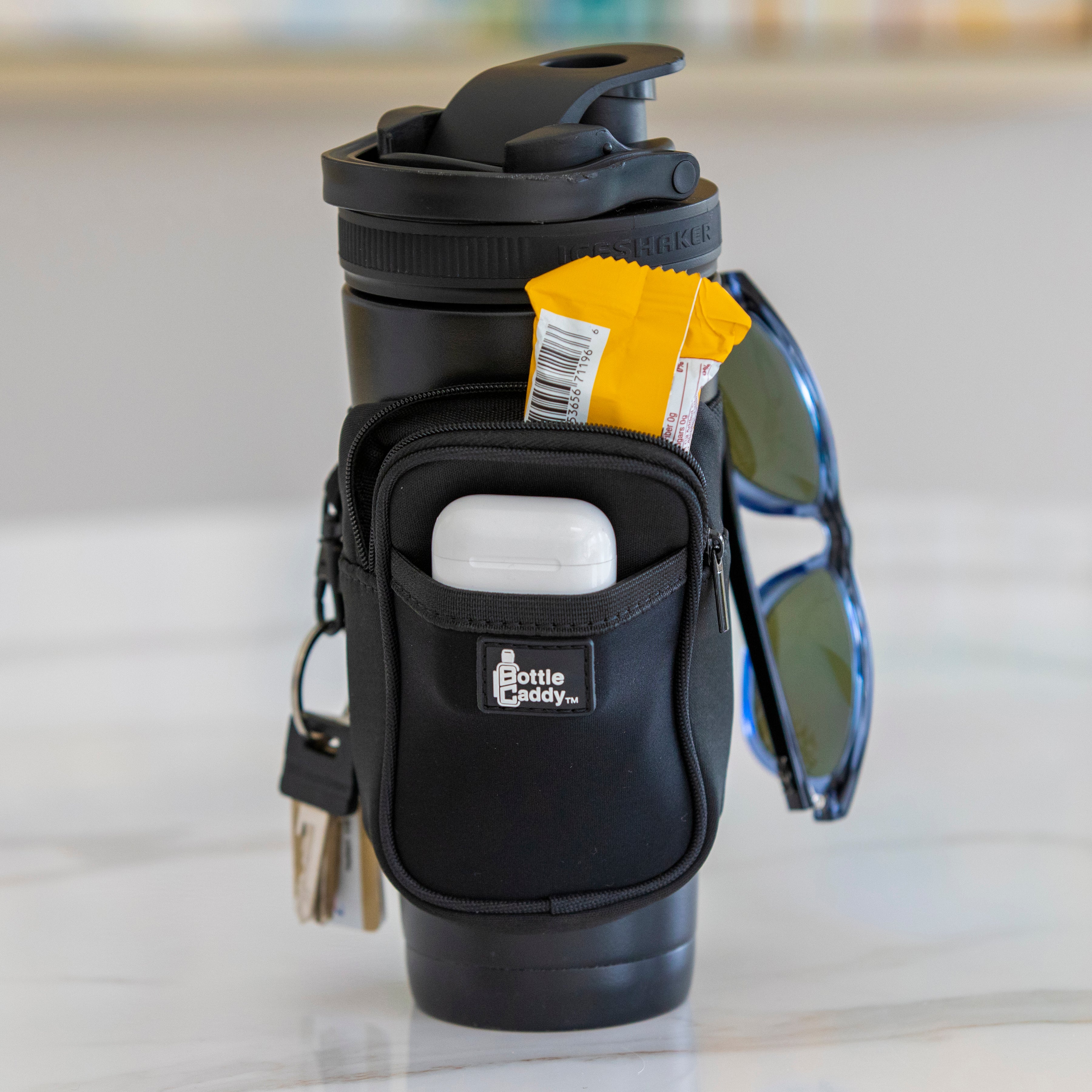 Bottle Caddy™ - The Original Water Bottle Pouch with a Wallet and Phone  Holder, ideal for Gym Lovers, Hydro Enthusiasts, Hikers, and Athletes. The